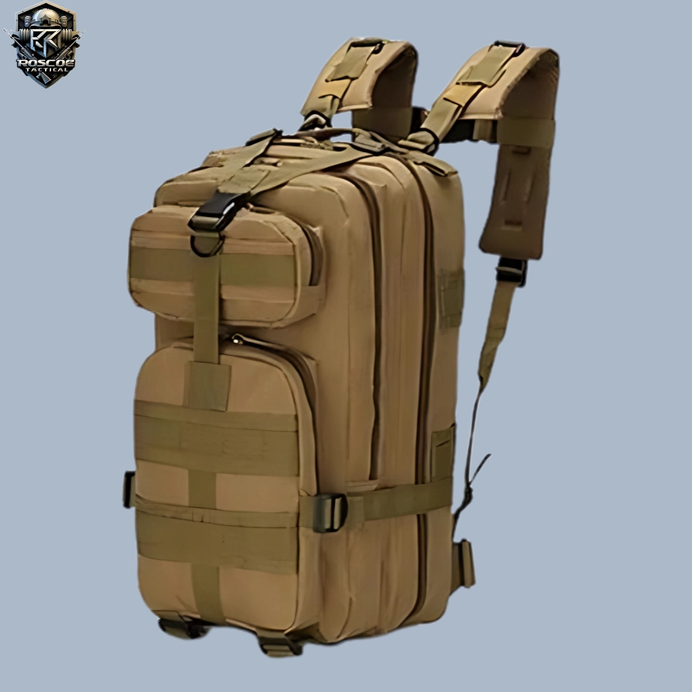 25L tactical backpack tan 2