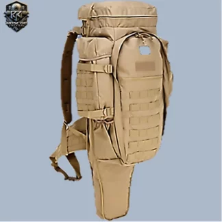 60L Backpack with Rifle Bag Tan