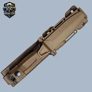 Gerber Knife Straight Edge Blade Coyote Brown Sheath